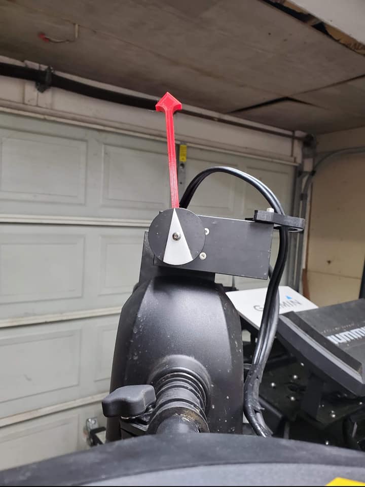 RITE-HITE Turret Livescope Holder - Rotating Sonar Mount For Trolling Motors With Foot Control