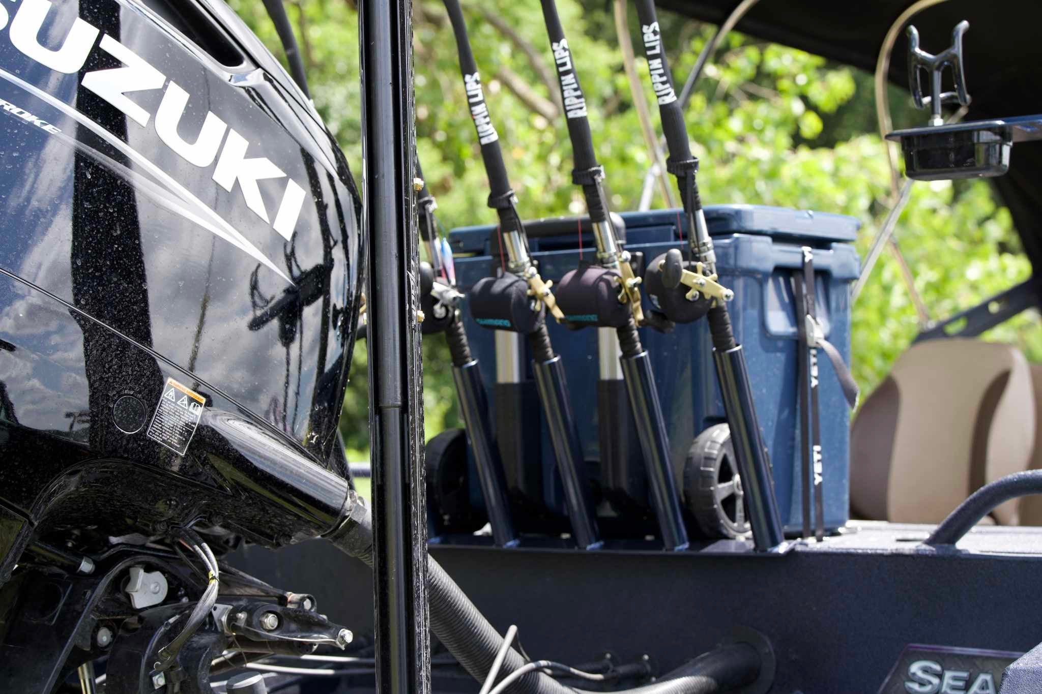 fishing rod holders for a sea ray 260 sundancer Horizontal SeaSucker holds up to 6 rodsSeaSucker Horizontal Rod Holder keeps your gear secure with powerful vacuum mounts Rod Holder Ideas sea ray